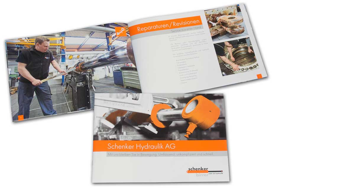Image-Broschüre Schenker Hydraulik AG